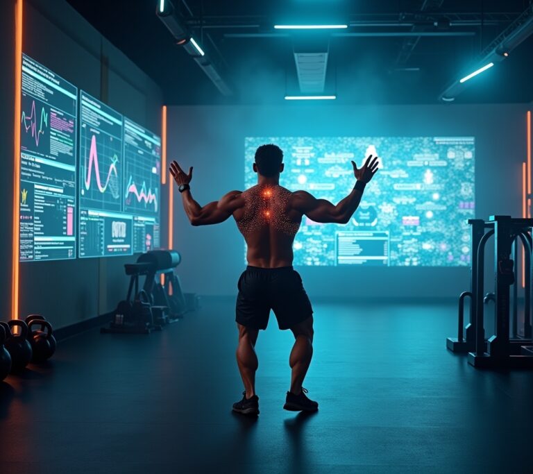 Athlete performing clean and jerk