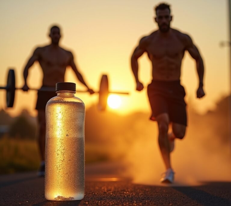 Water bottle with electrolyte tabs